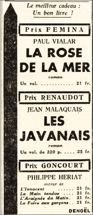 L'OEuvre,  22 décembre 1939