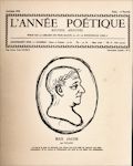 L'Année poétique,  n° 2,  janvier 1934