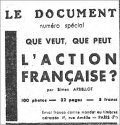 L'Action Française,  6 août 1935