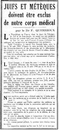 Le Matin,  26 janvier 1942