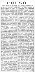 Les Nouvelles Littéraires,  2 septembre 1933