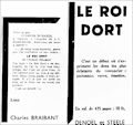 Les Nouvelles Littéraires,  4  novembre 1933