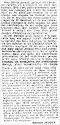 Les Nouvelles Littéraires,  7 avril 1934