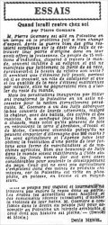 Les Nouvelles Littéraires,  9 mai 1936