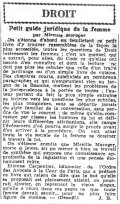 Les Nouvelles Littéraires,  16 avril 1938