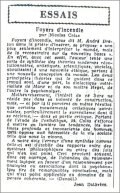 Les Nouvelles Littéraires, 23 septembre 1939
