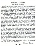 Les Nouvelles Littéraires,  24 décembre 1938