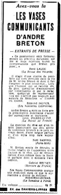 Les Nouvelles Littéraires, 25 mars 1933