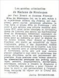 Les Nouvelles Littéraires,  25 mars 1939