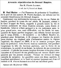 Séances et travaux de l'Académie des sciences morales et politiques,  janvier-février 1935