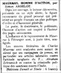 La Bataille Antimaçonnique,  mars 1937