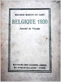 Couverture de l'édition originale,  septembre 1931