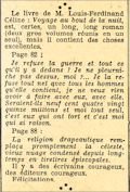 Le Canard enchaîné,  30 novembre 1932