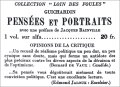 Catalogue de l'éditeur,  1935