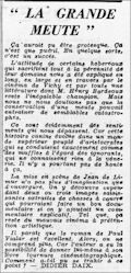 Ce Soir, 4 août 1945