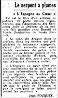 Ce Soir,  18 septembre 1938