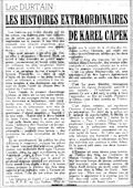 Ce Soir,  20 novembre 1938