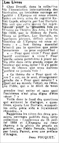 Ce Soir,  21 juin 1939