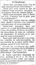 Chantecler,  7 décembre 1933