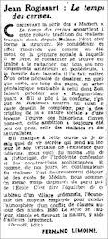 Comoedia, 13 février 1943