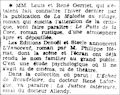 Comoedia,  24 avril 1931