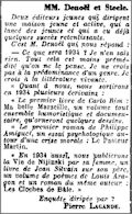 Comoedia,  25 janvier 1934
