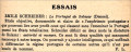 Corymbe, mars 1939