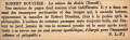Corymbe, mai 1939