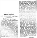 Le Courrier d'Ethiopie,  16 août 1935