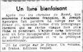 La Croix,  6 février 1938