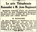 La Dépêche de Brest,  2 décembre 1937