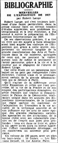 La Dépêche du Berry,  16 mai 1937