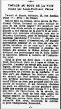 La Dépêche du Berry,  24 décembre 1932