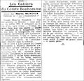 L'Echo d'Alger,  25 novembre 1927