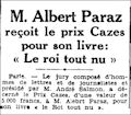 L'Echo d'Alger,  26 février 1942