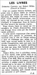 L'Echo de Paris,  19 janvier 1937