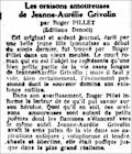 L'Ere Nouvelle,  26 juillet 1938