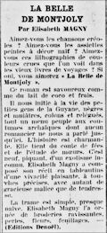 La Gazette de Bayonne et de Biarritz,  9 janvier 1942