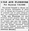 La Gazette de Bayonne,  2 juin 1942