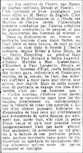 L'Homme Libre,  5 janvier 1935