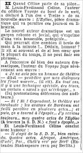 L'Intransigeant,  1er juillet 1933