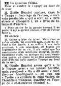 L'Intransigeant,  9 janvier 1933