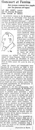L'intransigeant,  14 novembre 1933