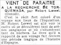 L'Intransigeant,  29 juin 1938