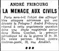 Le Journal,  2 octobre 1939