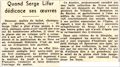 Le Journal,  3 juin 1938
