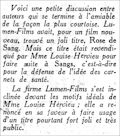 Le Journal,  4 août 1939