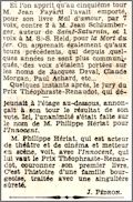 Le Journal,  8 décembre 1931