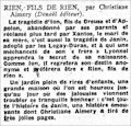 Le Journal,  10 mars 1942