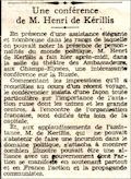 Le Journal,  16 novembre 1934